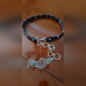 White House Black Market Rope/ Chain Belt Size OS